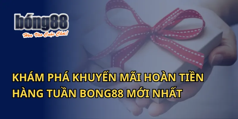 Khám Phá Khuyến Mãi Hoàn Tiền Hàng Tuần Bong88 Mới Nhất