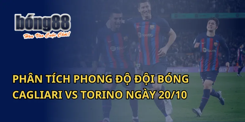 Phân tích phong độ đội bóng Cagliari vs Torino tại Bong88