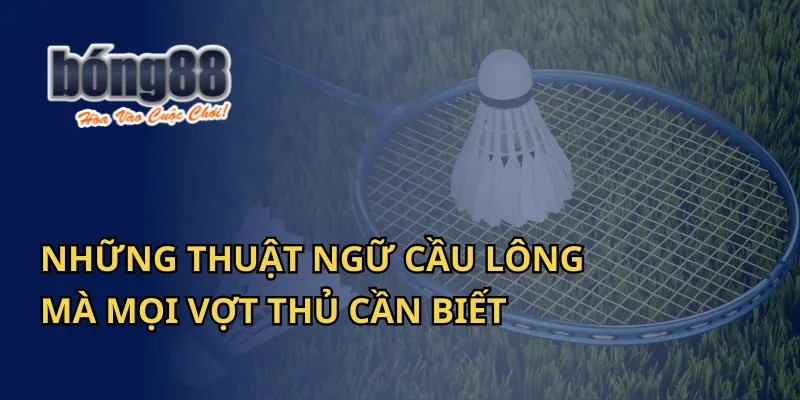 Những Thuật Ngữ Cầu Lông Mà Mọi Vợt Thủ Cần Biết Tại Bong88